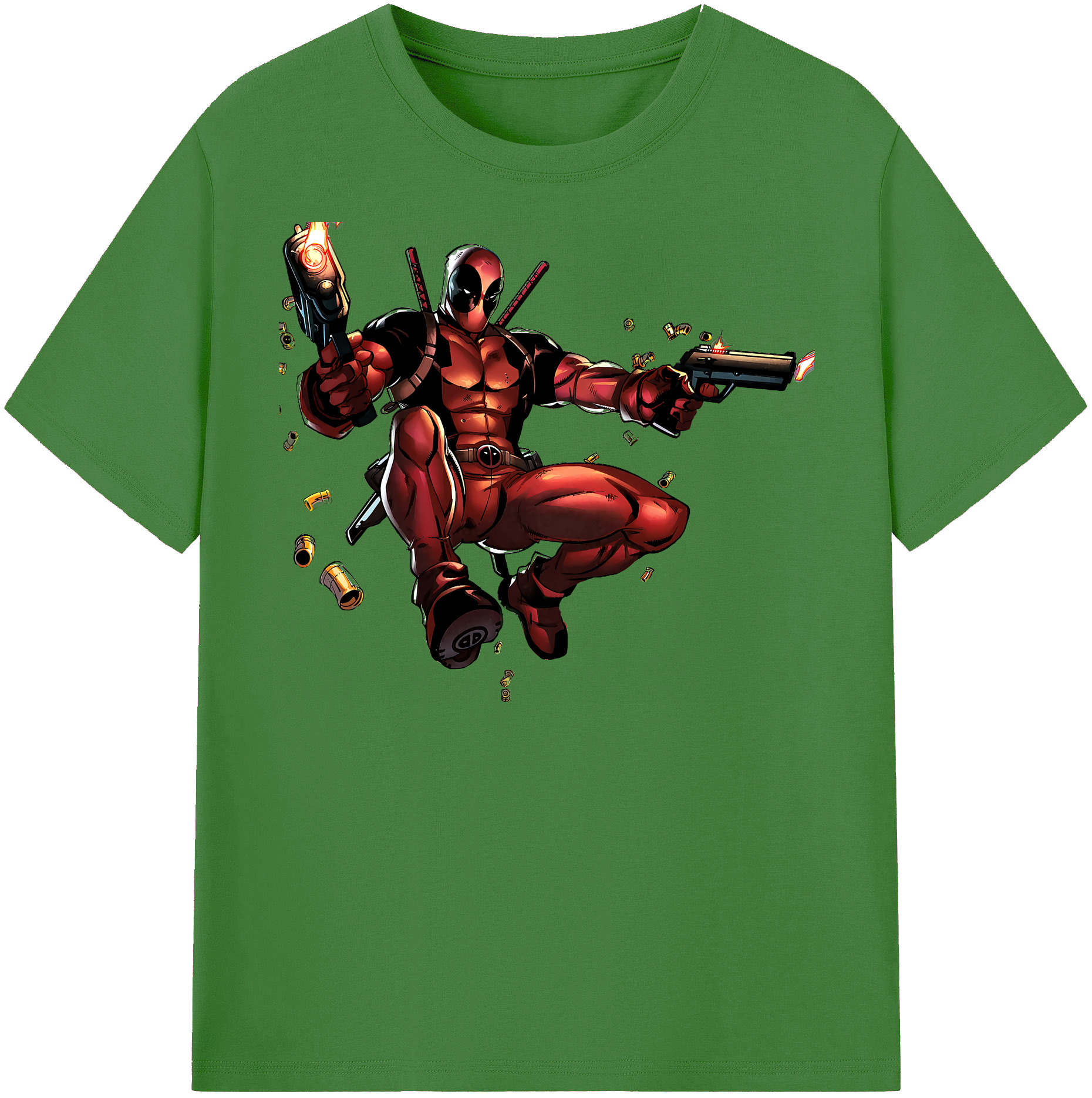 （画像用） Deadpool デッドプール レディースカジュアルプリントTシャツ（綿100％）